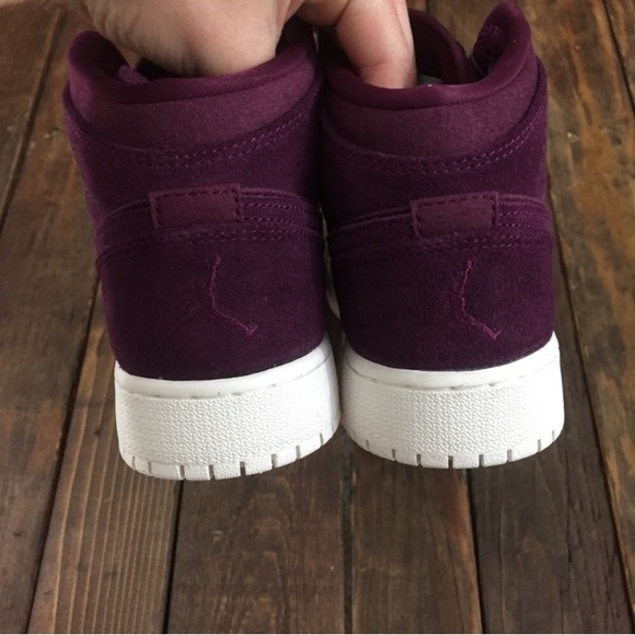 Jordan retro 1 mid Bordeaux/Sail - Picture 7 of 8